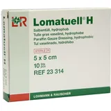 Lohmann & Rauscher Lomatuell H Salbentüll 5x5 cm steril 10 St