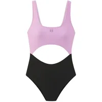 LASCANA Badeanzug Damen Schwarz/Rosa 40