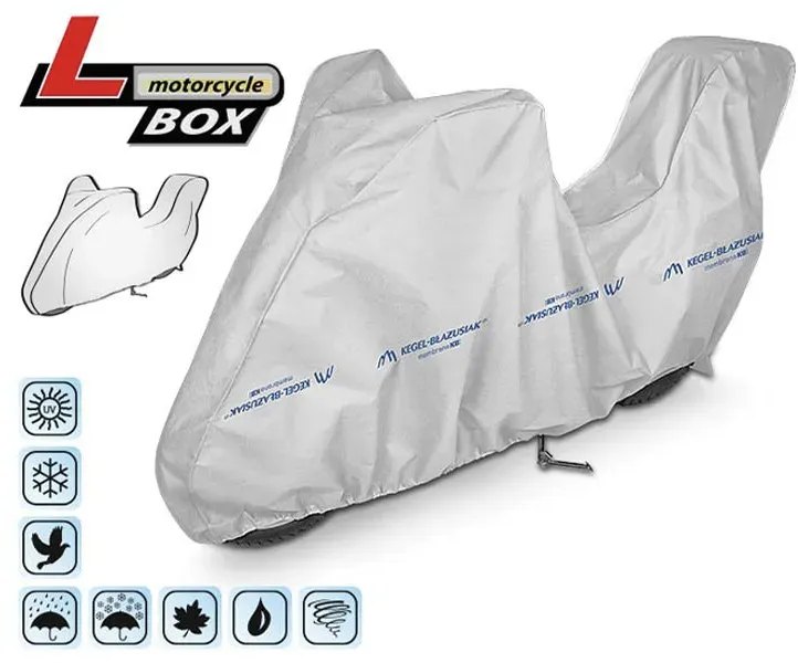 Abdeckplane Kegel 5-4175-248-3020 für Motorrad mit Gepäckträger, Größe L