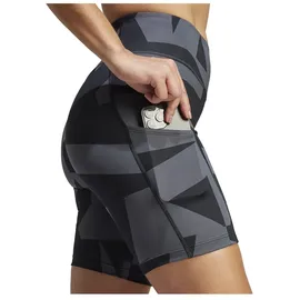 adidas Terrex Multi 8-Inch Printed kurze Leggings Carbon/Black/Black/Black S