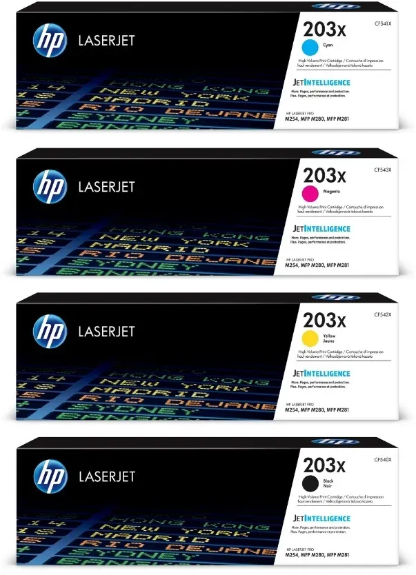 HP Original 203X Toner Sparset CMYK