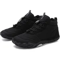 Freiluftkind Das Original – Kepler Barfußschuhe (Schwarz/Größe EU 36) – warm gefüttert und wasserabweisend ist der Kepler der perfekte Barfußschuh für Dein Abenteuer - 36 EU