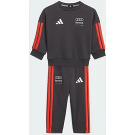 adidas AUDI REVOLUT F1 TEAM DNA Kids Jogginganzug Trainingsanzug Utility Black 98