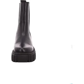 Marc O'Polo Christel Chelsea-Boot aus Rindleder mit profilierter Bulky-Sohle - schwarz, Größe 40 EU