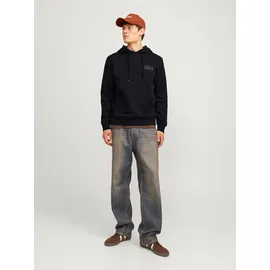 JACK & JONES Hoodie schwarz XS