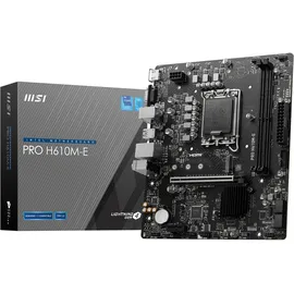 MSI PRO H610M-E Micro-ATX Mainboard