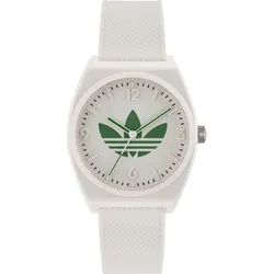 adidas Project Two Armband-Uhr mit Wasserdichtigkeit 5 ATM sportliche Quarzuhr Uhr AOST23047 Weiß/Grün - One-Size