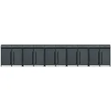 WESTMANN Mülltonnenbox Moderna 10 (1 St), Platz für 10 Mülltonnen je 140/240 L, LxBxH 83x695x135 cm, Anthrazit