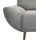Home Affaire 3-Sitzer "Drago" grau B:205cm H:81cm T:90cm, 100% Polyester, Sofas frei im Raum stellbar, inkl. 1 Zierkissen