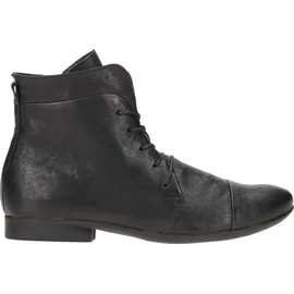 THINK! Damen Guad chromfrei gegerbte Leder gefütterte Stiefelette schwarz 42,5
