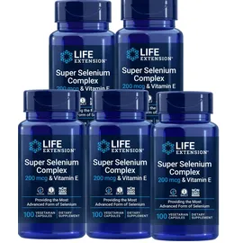 Life Extension Selenium Komplex 200 mcg & Vitamin E Kapseln 100 St.