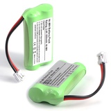 SHAWOROCE 2X Batterien Akku 800mAh 2,4V Kompatibel mit Medion DECT-Telefon MD82973 MD83242 MD83542 S63062 S63065 Swissvoice DP500 DP550 Tomy Babyphone TF525 NI-MH GPHC05RN01 VT50AAAALH2BMJZ