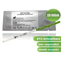 15x ETG / Ethylglucuronide Drogenschnelltest (Alkoholtest im Urin), 500 ng/ml