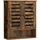 VASAGLE Badezimmerschrank, Wandschrank, offenes Fach, höhenverstellbarer Einlegeboden, 2 Türe, 60 x 20 x 70 cm,