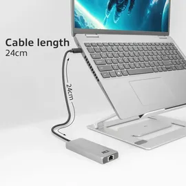 Act USB-C 4K / 8K 30Hz Docking-Station für 1 HDMI-Monitor, 2.5 Gigabit-Ethernet, USB-C 10Gbps, USB-A 10Gbps, 3.5mm Audio, PD Pass-Through