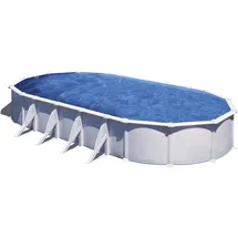 Gre Atlantis Oval-Stahlwandbecken-Set 1000 x 550 x 132 cm inkl. Sandfilteranlage