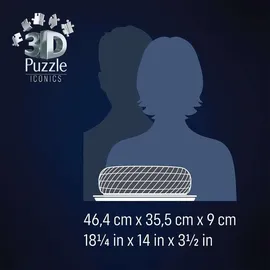 Ravensburger 3D Puzzle Iconics: Allianz Arena - mit Licht