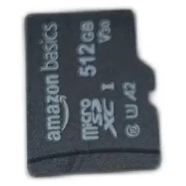 Amazon Basics MicroSDXC 512 GB, SD Adapter A2, U3, Lesegeschwindigkeit bis zu 100 hohe Kapazität