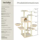 Tectake Lilou 165 cm beige