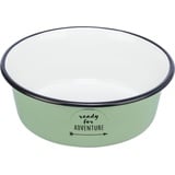 Trixie Napf, Emaille/Edelstahl, 0,3 l/ø 12 cm green