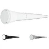 Aquabad Duschvorhangstange Teleskop 70 - 110 cm weiß