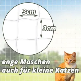 Trixie Katzennetz 6 x 3 m transparent