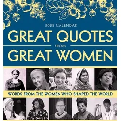 2025 Great Quotes from Great Women Boxed Calendar