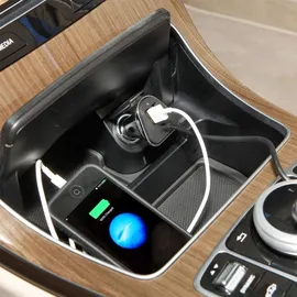 CARTREND 4-Port USB Ladestecker XXL 9,6A - Schwarz