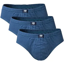 Slip CECEBA "Slip Sport Slip 3er Pack 3er Pack", Herren, Gr. L, blau, Obermaterial: 100% Baumwolle CO., Unterhosen