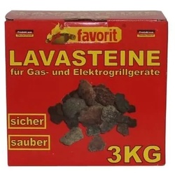 favorit Lavasteine Favorit 3050 Lavasteine für Gas-/Elektrogrill 3 kg Nachfüllpack