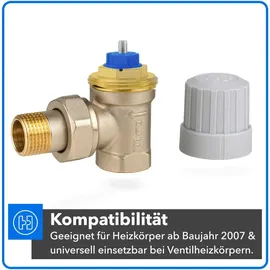 HEIMEIER Thermostatventil Belrad Mittelanschluss