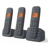 Telekom Sinus CA37 Trio Schnurlos Telefon mit Anrufbeantworter 3 Mobilteile