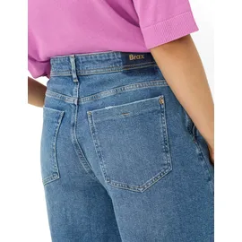 Brax Röhrenjeans "Style MELLI S", Damen, Gr. 46K (23), Kurzgrößen, hellblau, Denim/Jeans, 92% Baumwolle, 8% Elastomultiester, Jeans