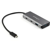 Startech StarTech.com 4-Port-USB-C-Hub (10 Gbit/s, mit 2 x USB-A- und 2 x USB-C mit 25cm Host-Verlängerungskabel)