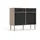 VCM Penny 99 x 41 x 89 cm Schwarz