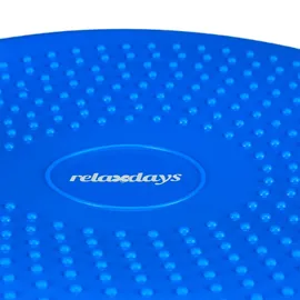 Relaxdays Balance-Kissen mit Luftpumpe blau