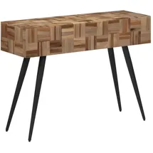 vidaXL Konsolentisch 110x34x80 cm grau