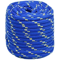 vidaXL Leinen Bootsseil 18 mm Polypropylen Blau