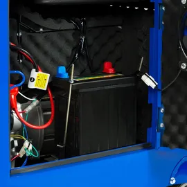 Eberth 8000W Diesel, Stromerzeuger mit 13,9 PS, 4-Takt Dieselmotor, 3-Phasen Stromgenerator mit 1x 400V, 2x 230V, 1x 12V,