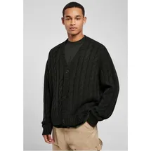 URBAN CLASSICS Boxy Strickjacke Black L