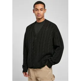 URBAN CLASSICS Boxy Strickjacke Black L