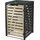 Dobar Mülltonnenbox 67 x 64 x 94 cm grau