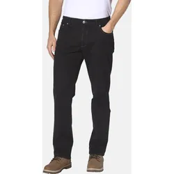 5-Pocket-Hose JAN VANDERSTORM "Tiefbundhose SKANNI", Herren, Gr. 78, N-Gr, schwarz, Obermaterial: 97% Baumwolle CO. 3% Elasthan EL., Hosen 5-Pocket-Hose