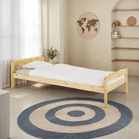 Idimex Einzelbett MORITZ, Natur, lackiert 90x200cm