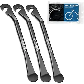 luxuskollektion Fahrrad Reifenheber Metall 3 Stück Werkzeug schwarz