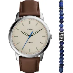 Fossil Uhren-Set Edelstahl One Size Herren 