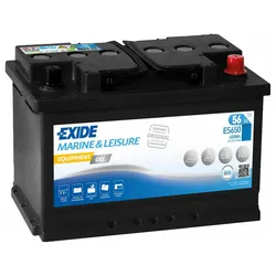 EXIDE Equipment Gel ES 650, 56 Ah