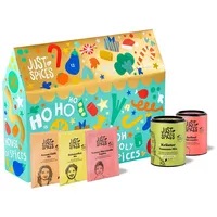 Just Spices Medium Gewürz Adventskalender 2025 I 24 leckere Gewürzmixe und Rezepte I Mit 20 Gewürztütchen und 4 Gewürzdosen in Originalgröße I Auch prima als Geschenk