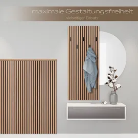 HEXIM Akustikpaneel HEXIM Braun 2 St. 278 x 60 cm