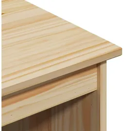 vidaXL Schreibtisch Braun 112 x 50 x 75 cm Massivholz Kiefer